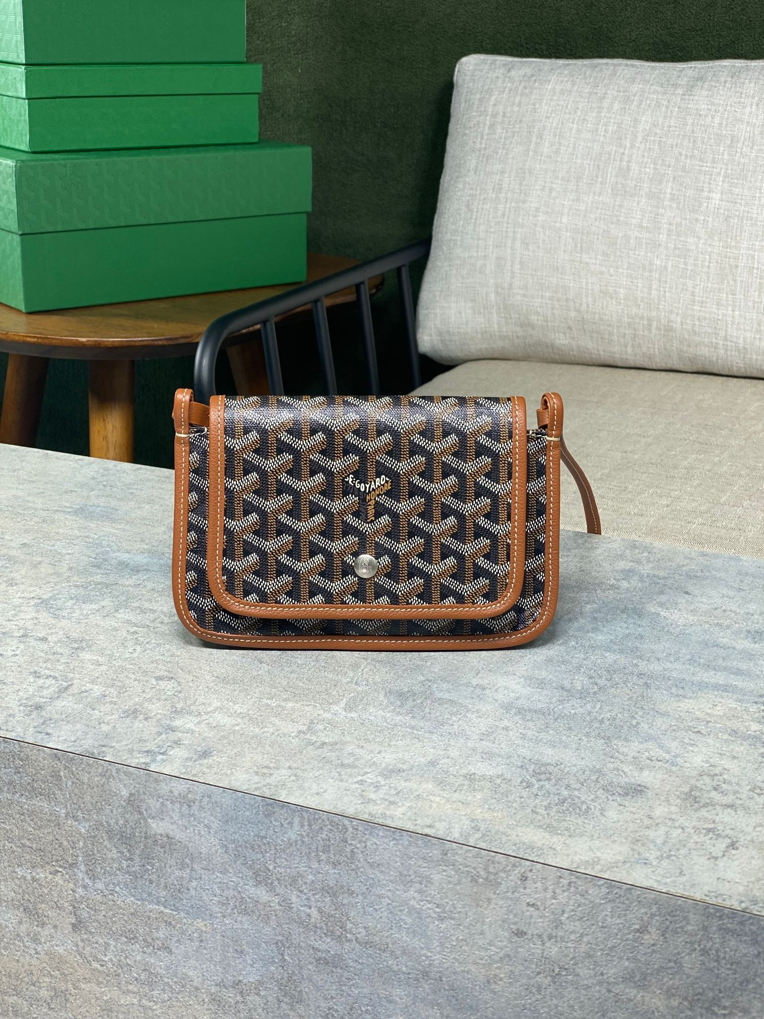 Go*ard plumet pocket wallet 21x14x2.5cm