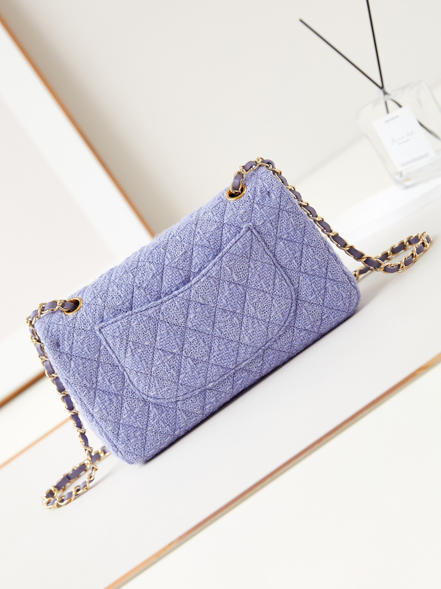 Ch*el classic flap bag 15.5×25.5×6.5cm