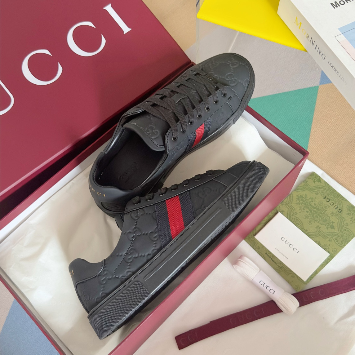 ua G*u*i ace sneaker with web
