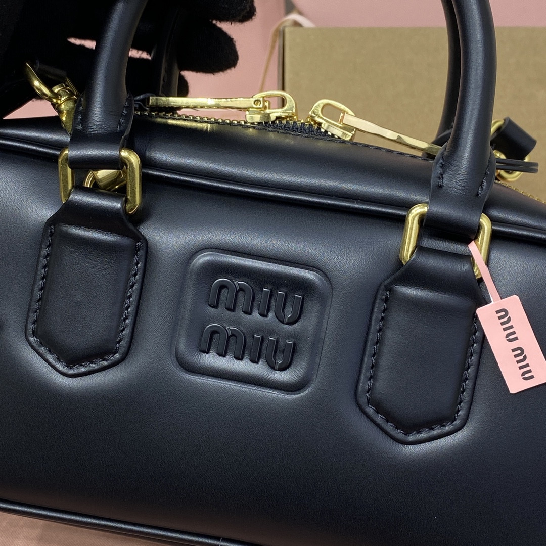 Miu Miu Arcadie leather bag 10.5x22x7.5cm