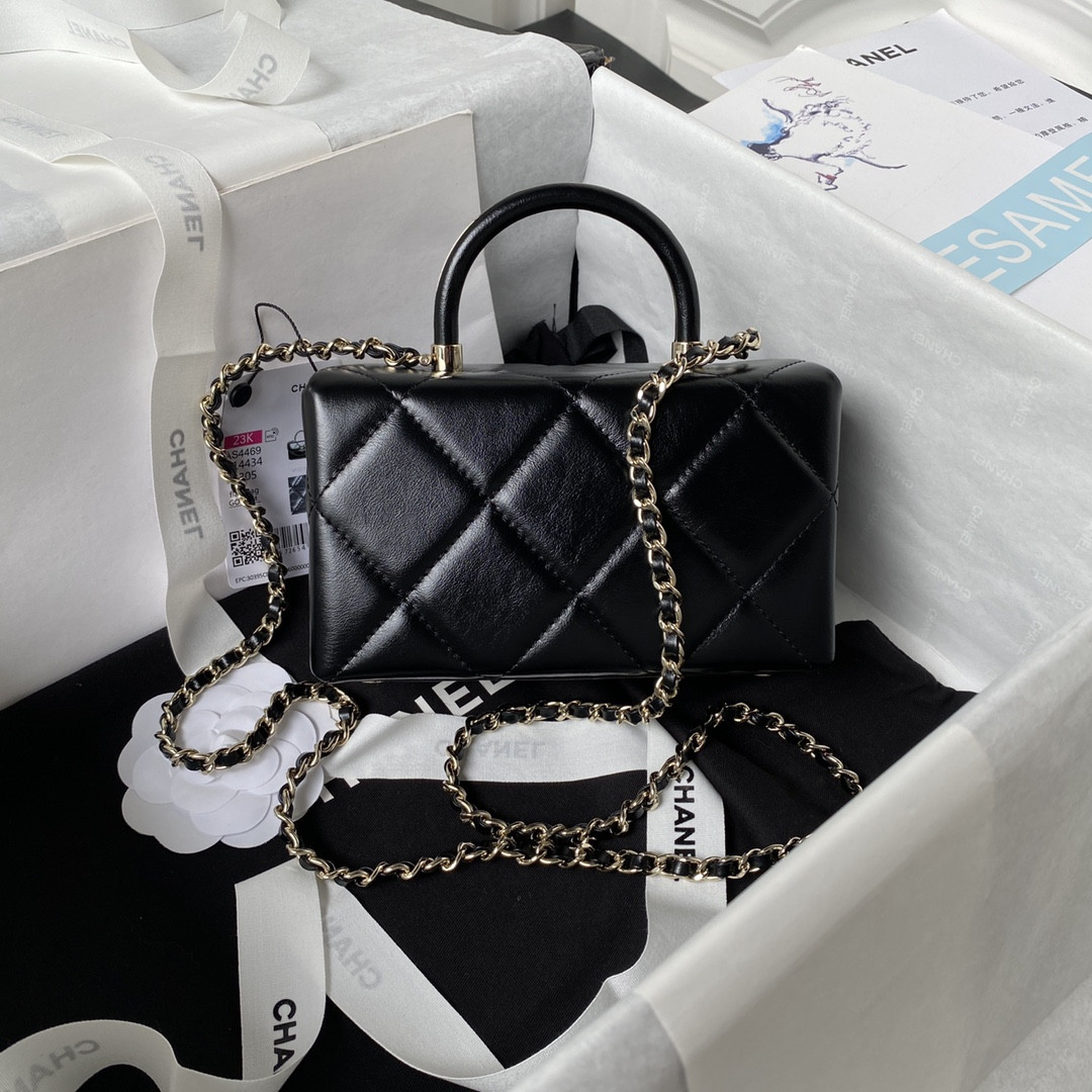 Ch*el 23k wallet on chain handbag 10.5×17×8cm