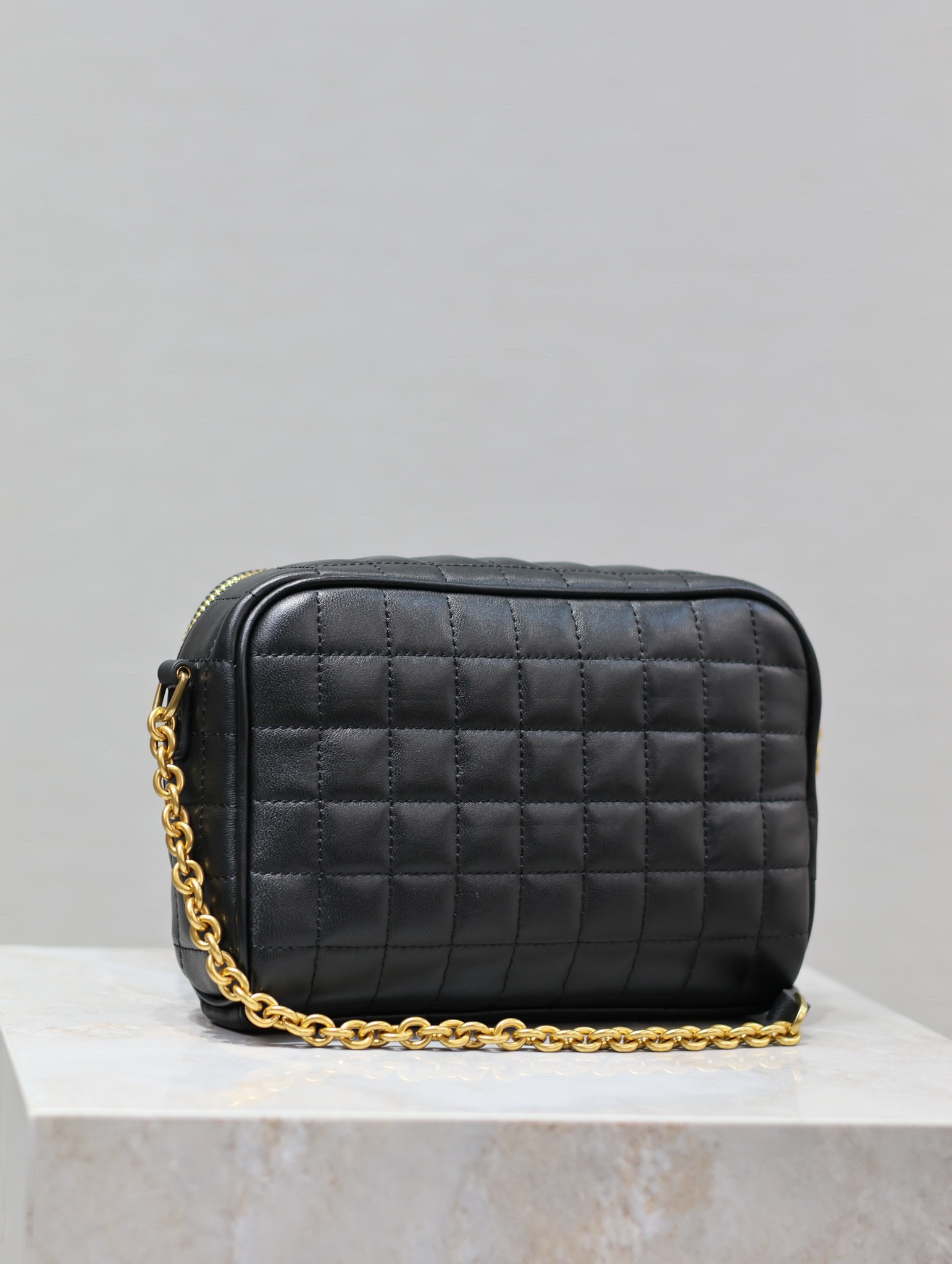 Y*L cassandre matelassé carré camera bag in lambskin 19.5x14x4cm