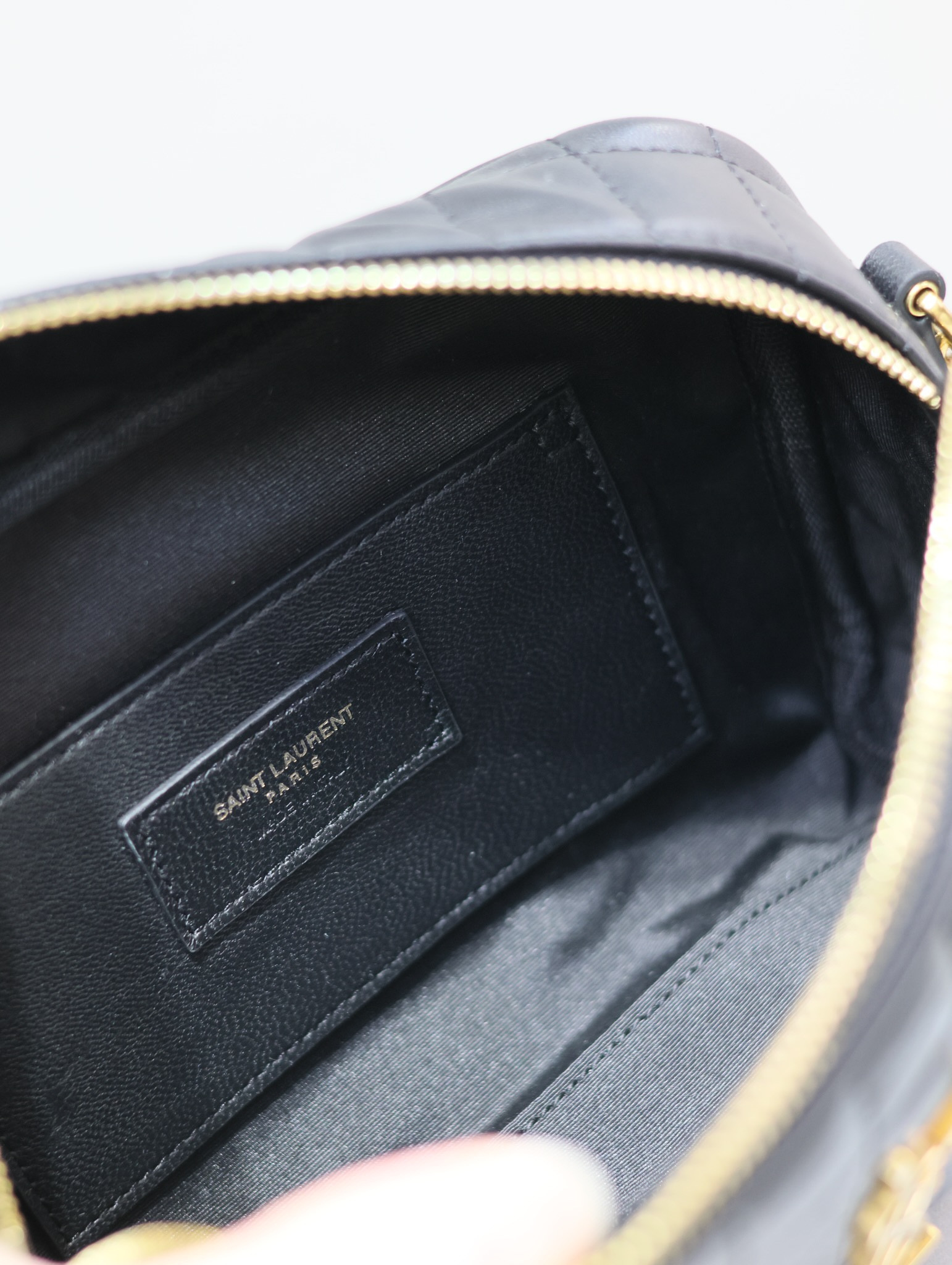 Y*L cassandre matelassé carré camera bag in lambskin 19.5x14x4cm