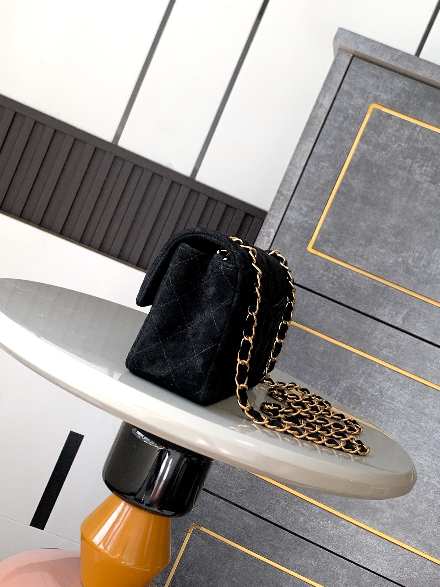 Ch*el mini classic 11.12 handbag 20 12×20×6cm