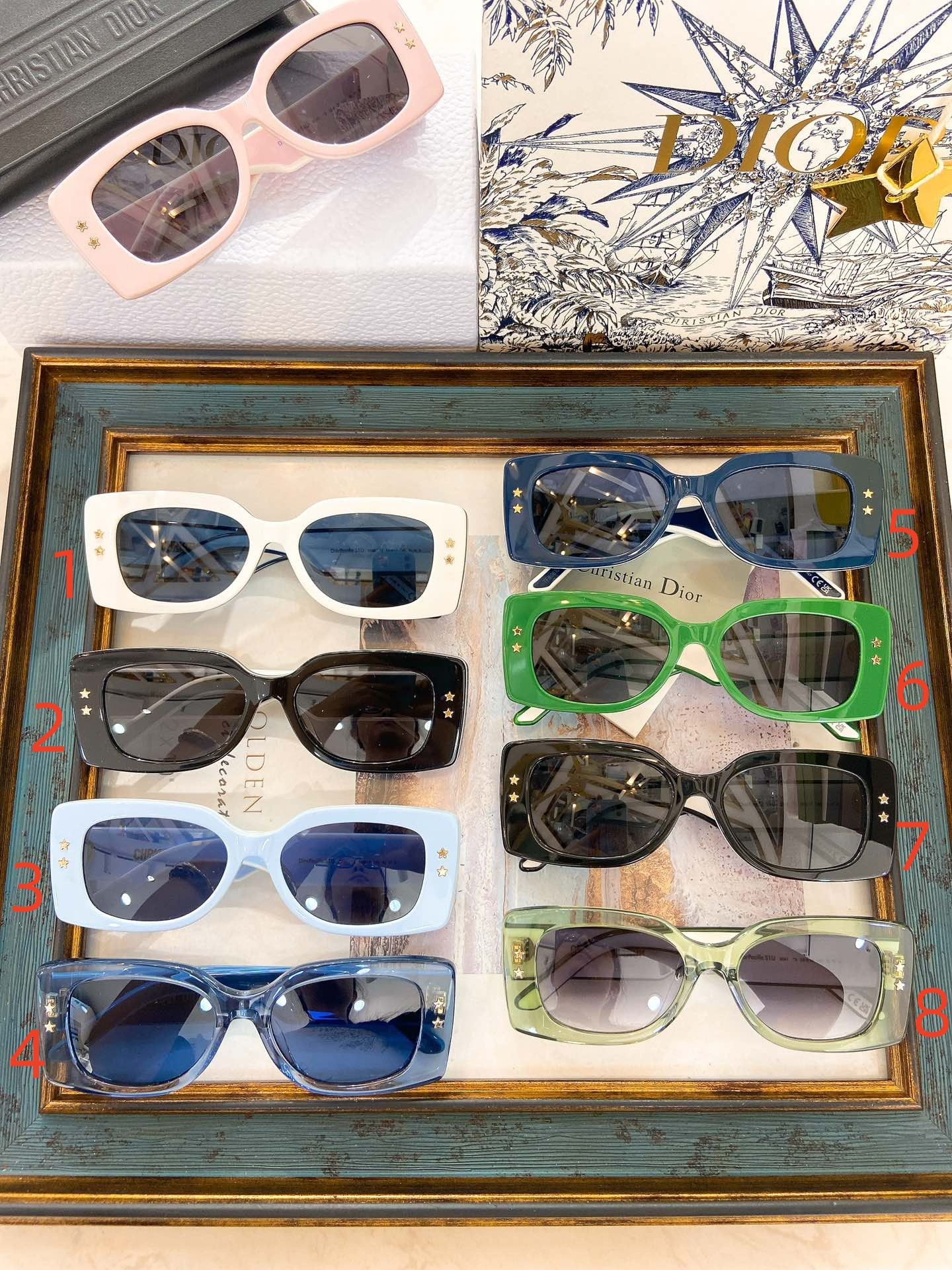 D*or glasses pacific s1u 53-18-140