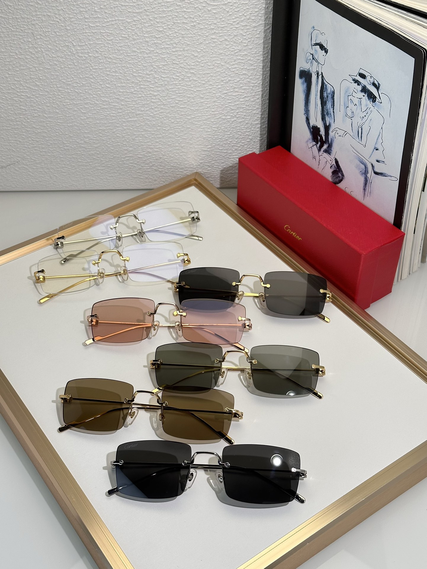 Ca*t*er glasses ct0367s 54-20-140
