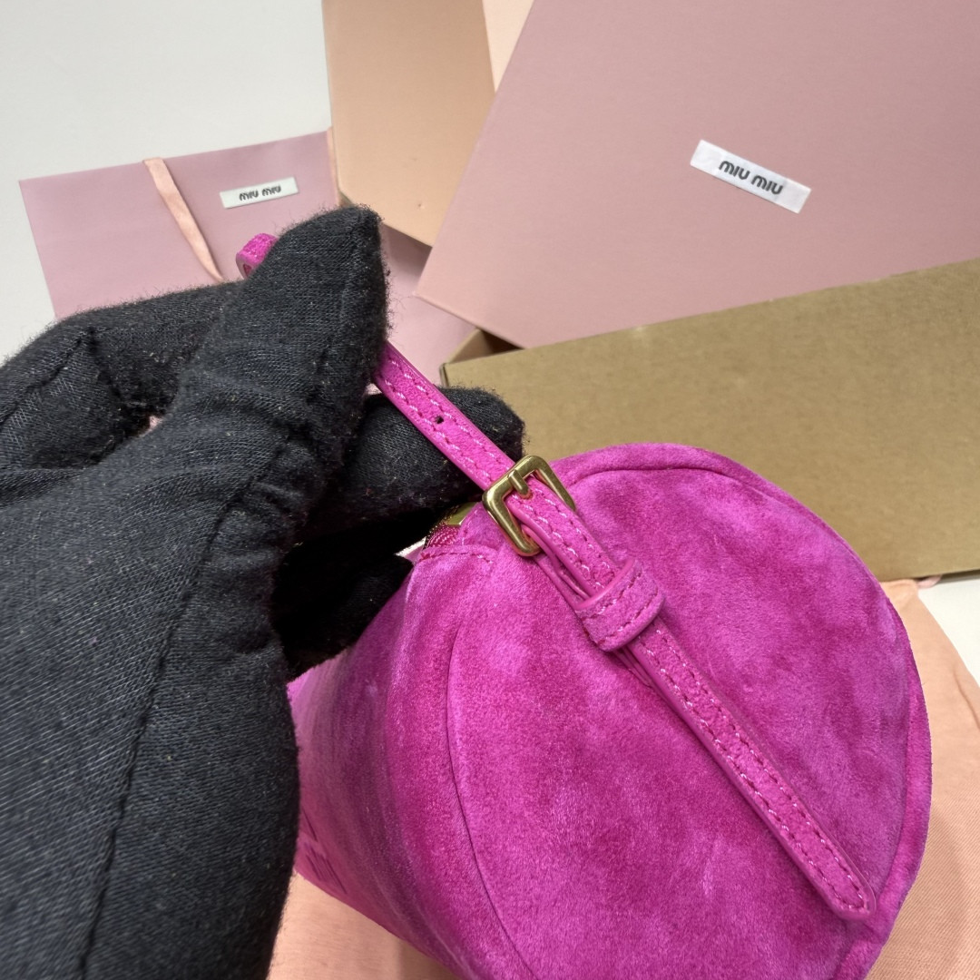 Miu Miu Suede pouch 22x9x9cm