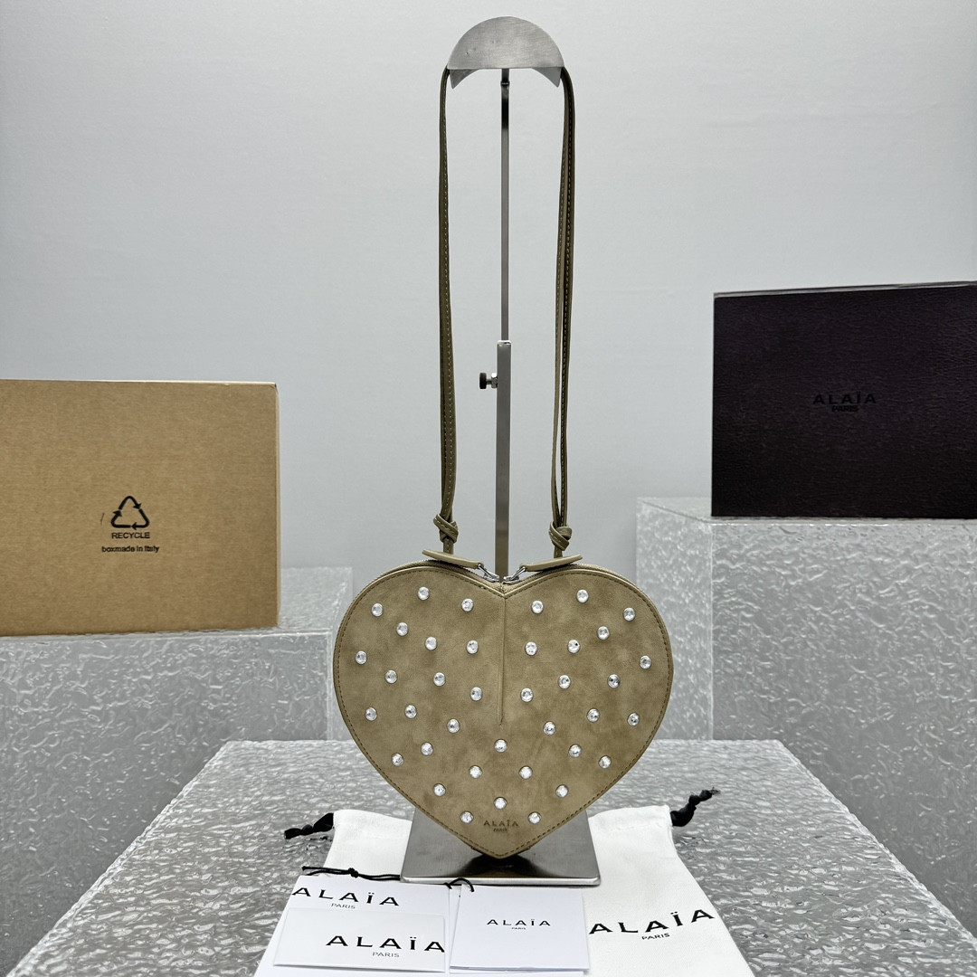 ALAÏA Le Coeur Heart Bag 18.5x20.5x5cm