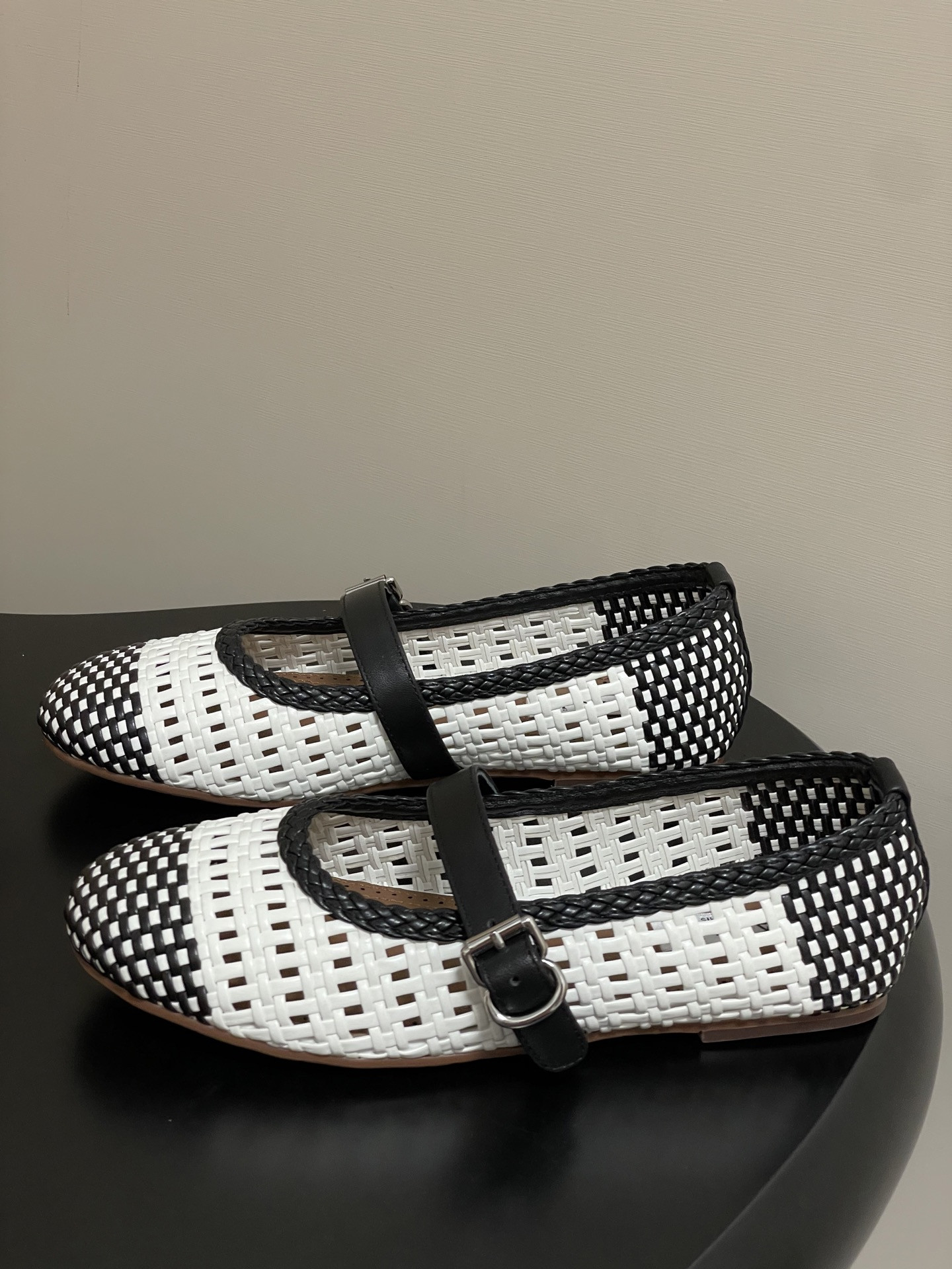 UA Alaïa Hollow Woven Mary Jane Flats(Customized Size 7-10 days production time)