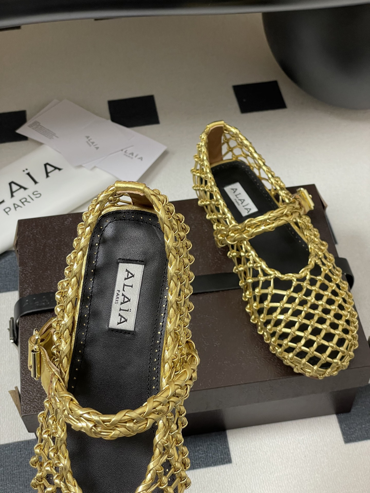 UA Alaïa BRAIDED BALLET FLATS(Customized Size 7-10 days production time)