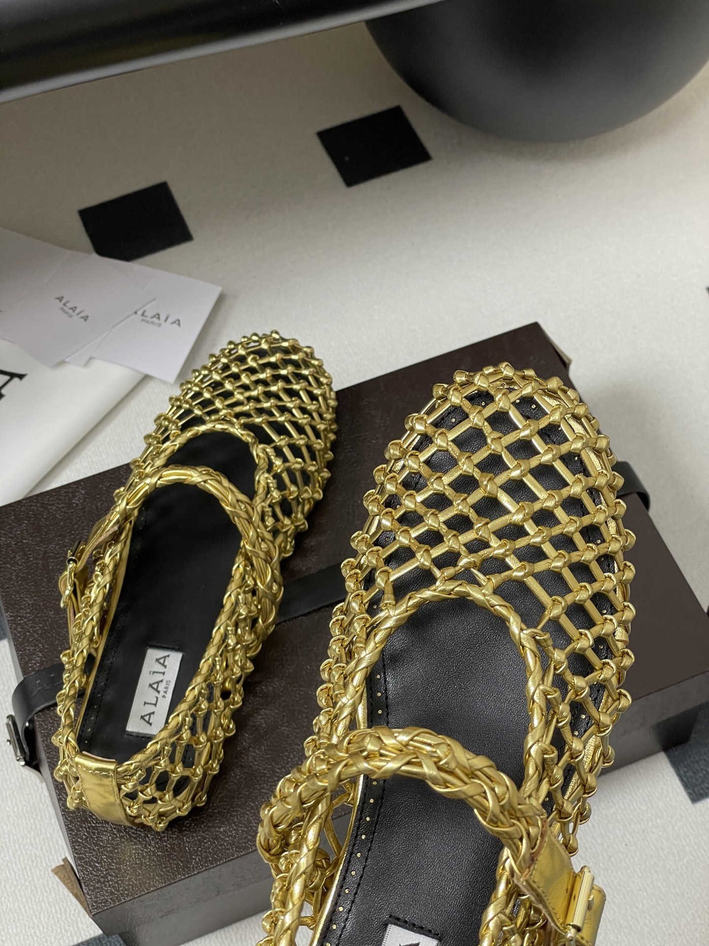 UA Alaïa BRAIDED BALLET FLATS(Customized Size 7-10 days production time)
