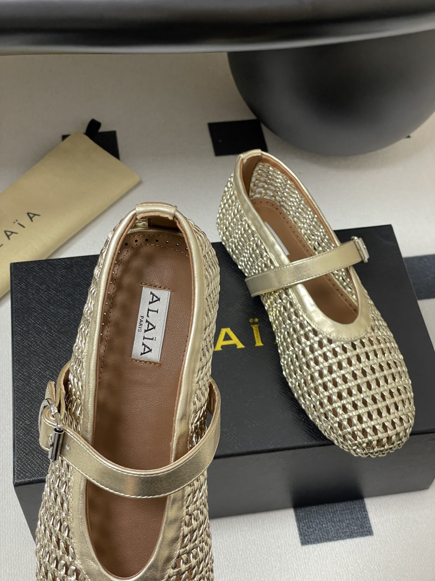 UA Alaïa BRAIDED BALLET FLATS(Customized Size 7-10 days production time)