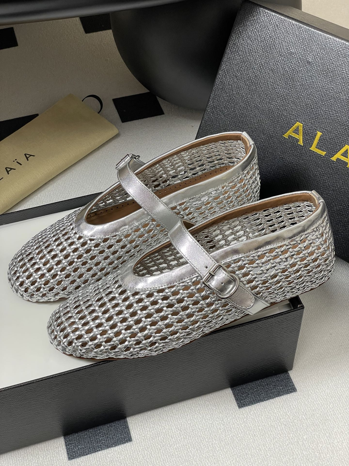 UA Alaïa BRAIDED BALLET FLATS(Customized Size 7-10 days production time)