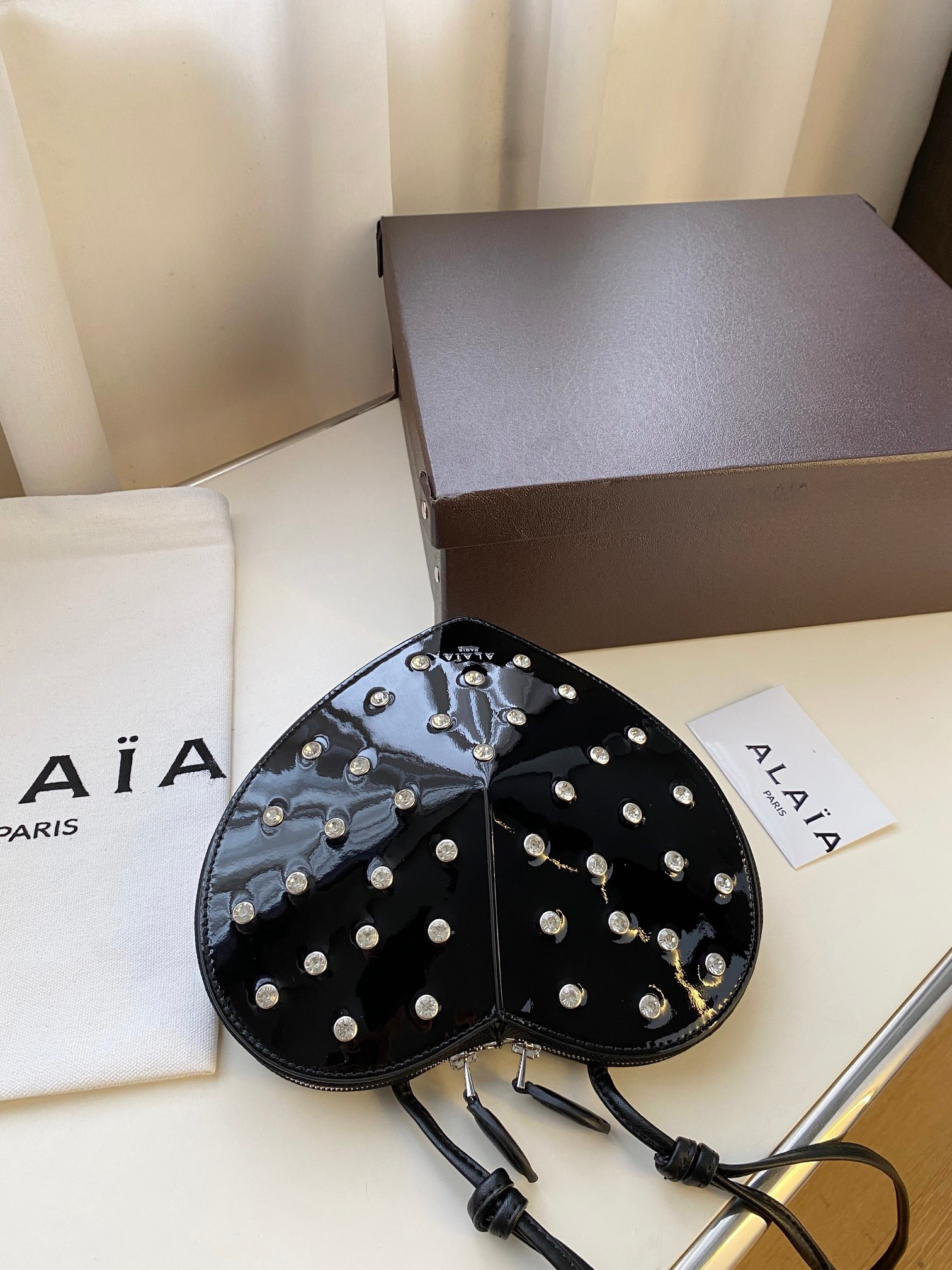 ALAÏA Le Coeur Heart Bag 18.5x20.5x5cm