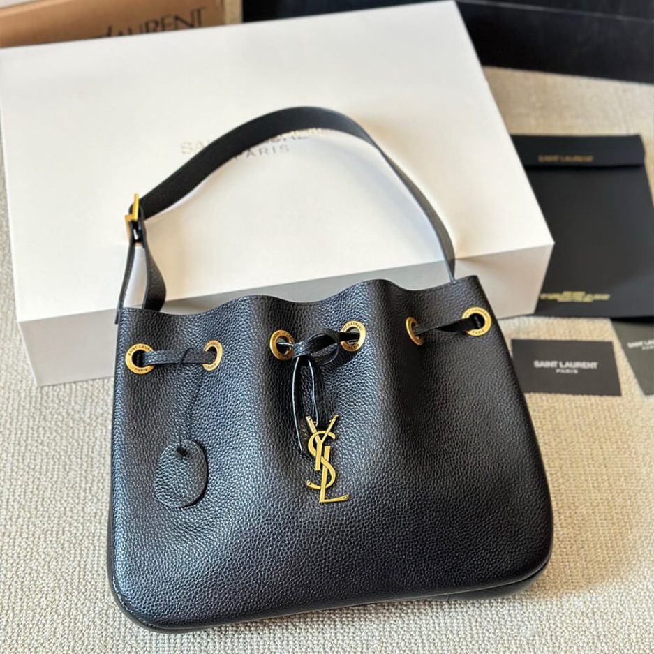 YSL PARIS VII small hobo in grained leather